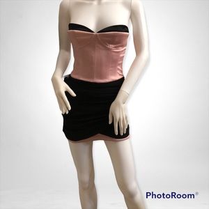 Bebe Micro Mini Corset Dress